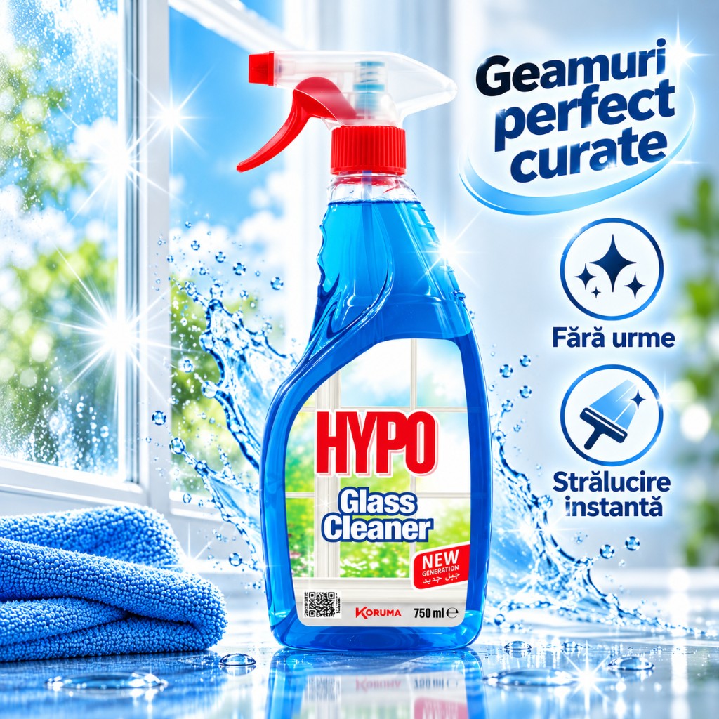HYPO Glass & Mirror Cleaner, 750 ml