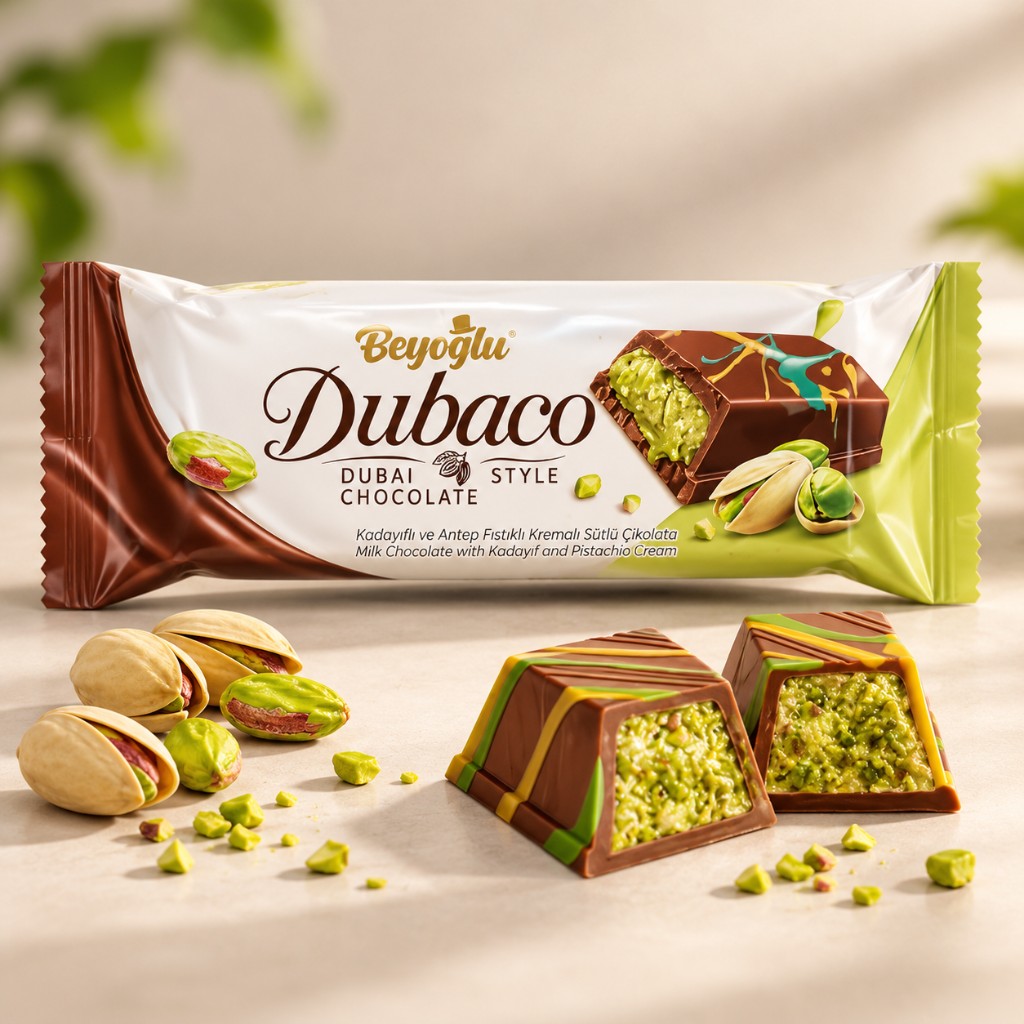 Дубайский батончик Dubaco с фисташкой, 35 г