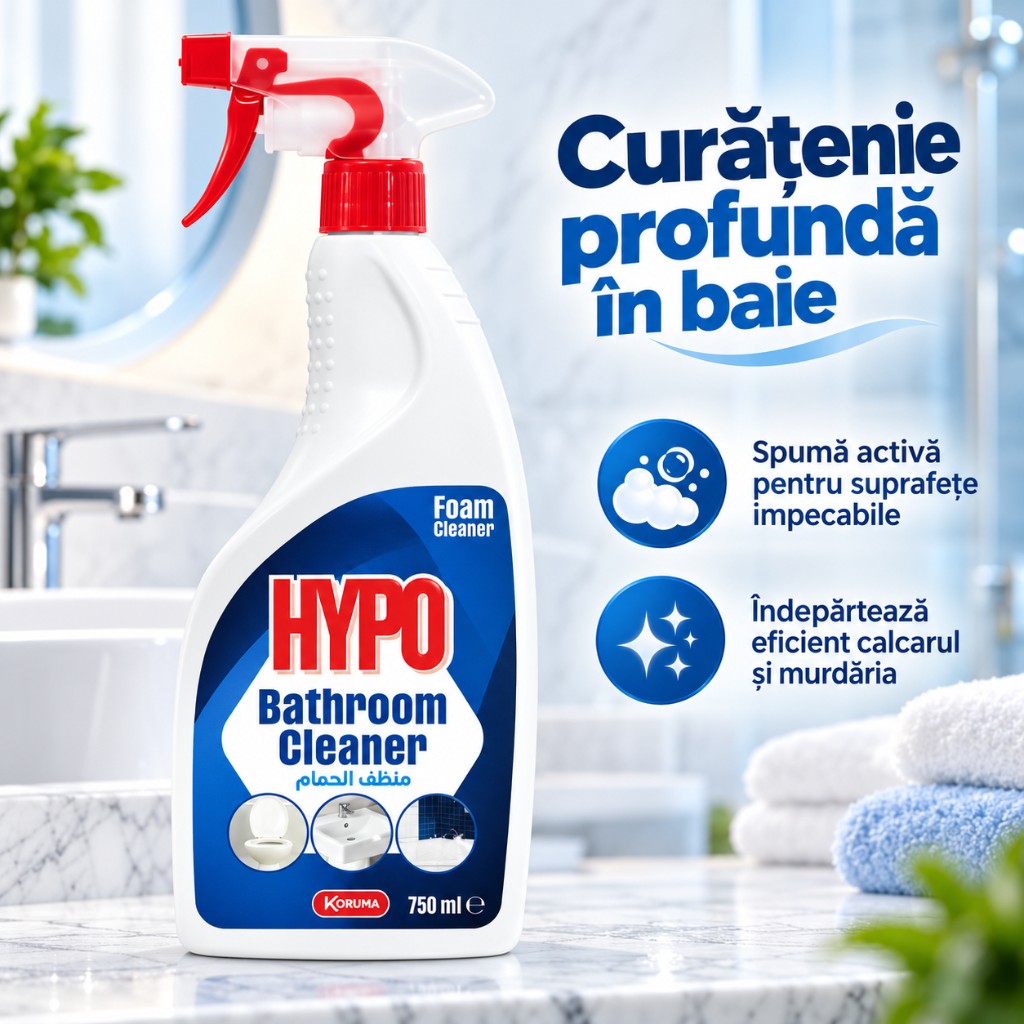 Средство для ванной от налёта HYPO, спрей 750 мл