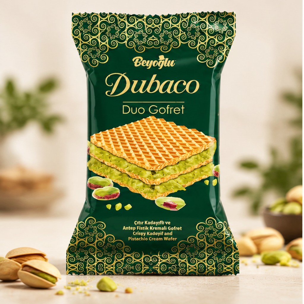 Дубайские вафли Dubaco Duo с фисташкой, 36 г
