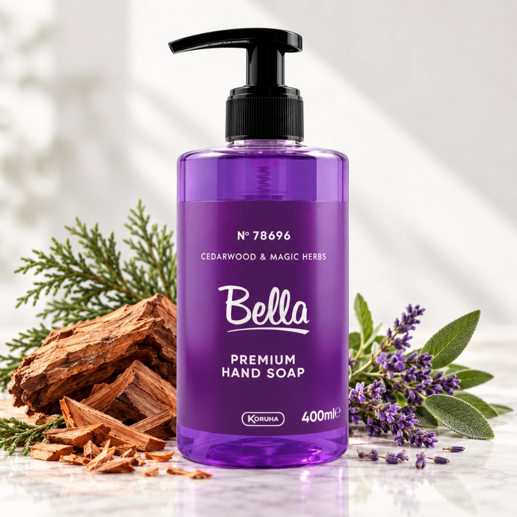Bella Premium Hand Soap Cedarwood & Magic Herbs, 400 ml